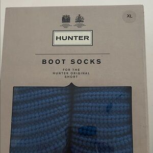 Hunter XL Blue Boot Socks for Men